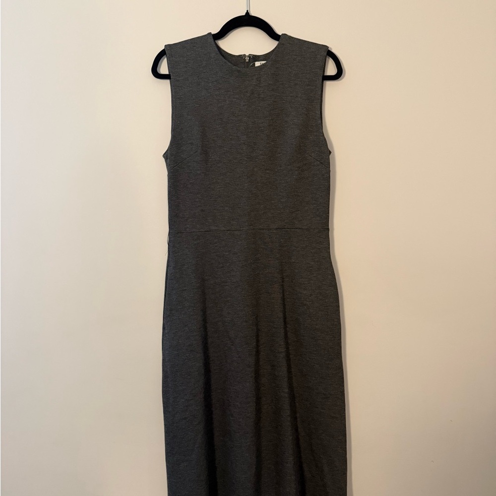 Babaton Charcoal Sleeveless Midi Dress